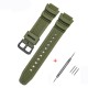 Ремінець для годинника Casio G-Shock AE-1000/1200 Army Green BK полімерний зелений