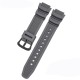 Ремешок Casio accessories для G-Shock AE-1000/1200 Gray BK полимерный серый (1051-0881)