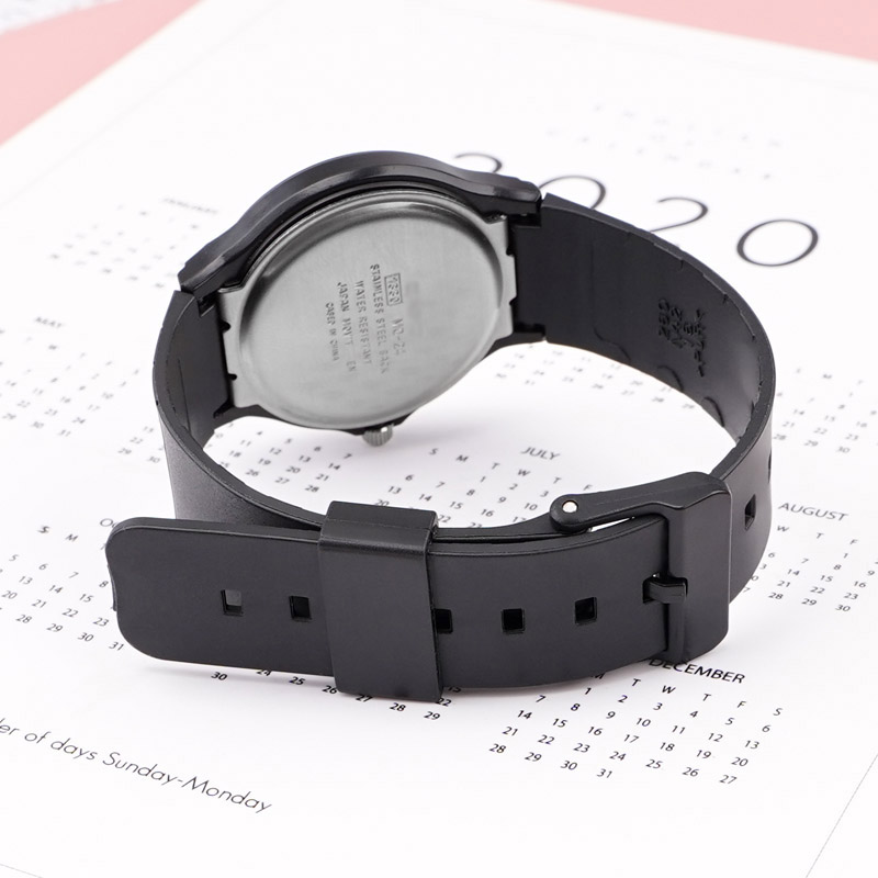 Ремешок для часов Casio MQ-24 All Black черный полиуретановый (SKU 1051-0886)