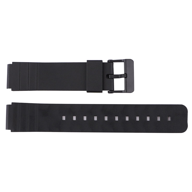 Ремешок для часов Casio MQ-24 All Black черный полиуретановый (SKU 1051-0886)