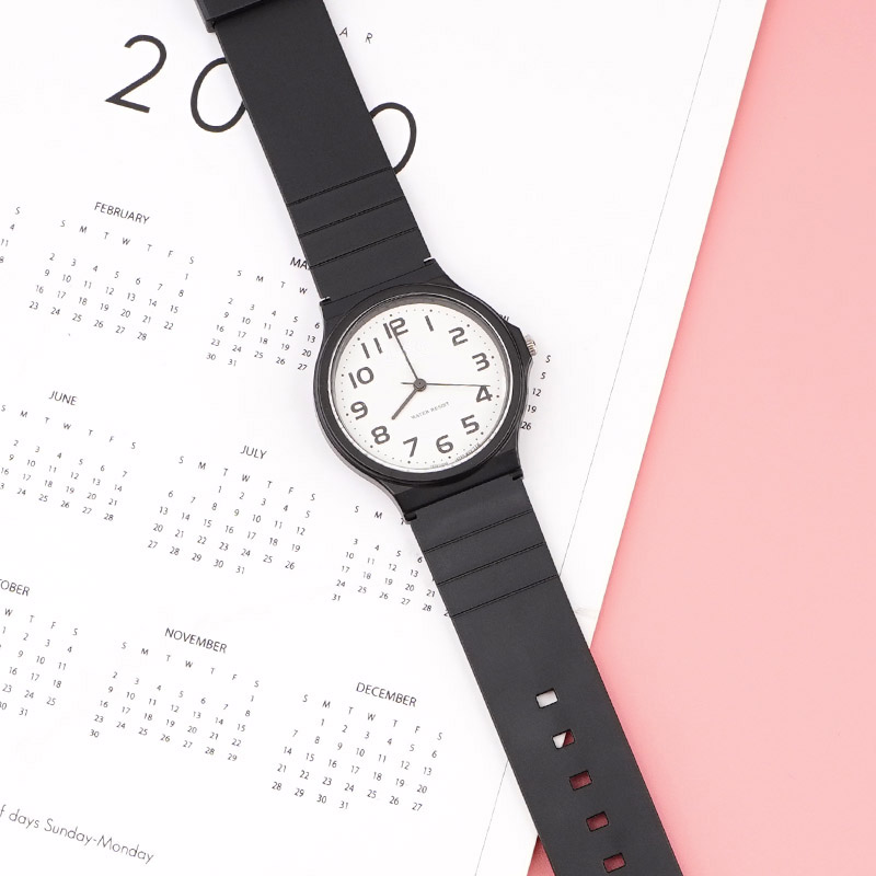 Ремешок для часов Casio MQ-24 All Black черный полиуретановый (SKU 1051-0886)
