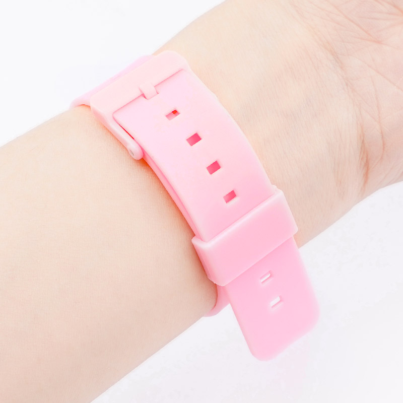 Ремінець для годинника Casio MQ-24 All Pink рожевий поліуретановий (1051-0888)