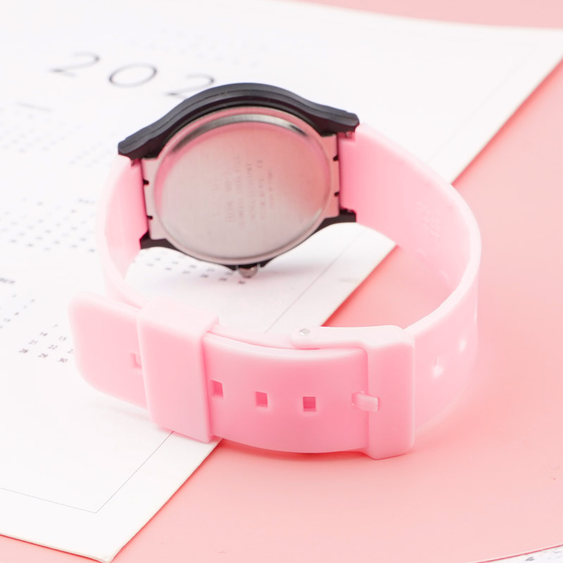 Ремінець для годинника Casio MQ-24 All Pink рожевий поліуретановий (1051-0888)
