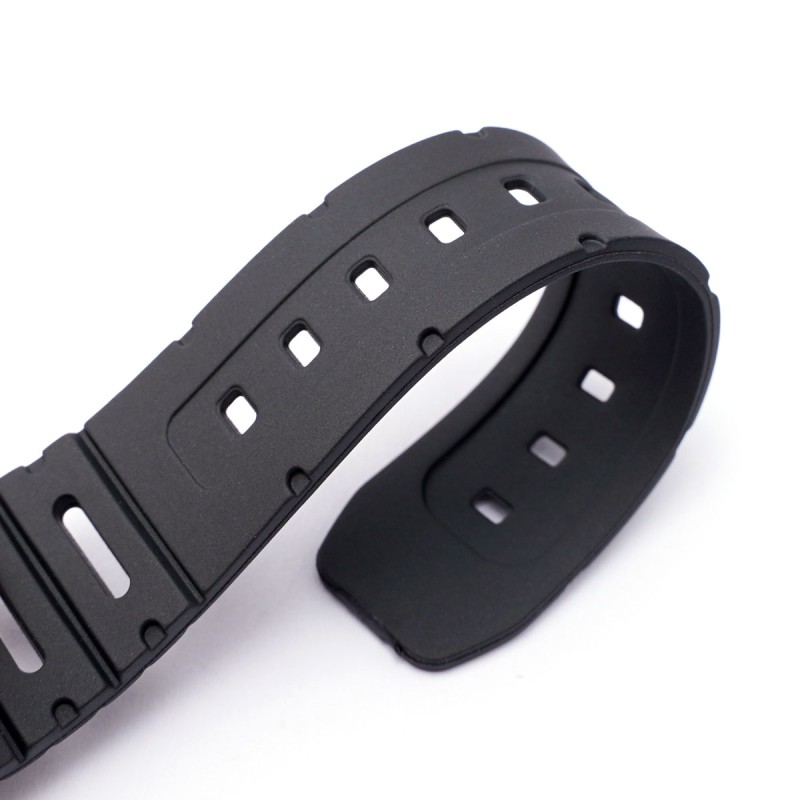 Ремінець для годинника Casio F91W 18mm Black BK Чорний Полімерний