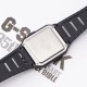 Ремешок для часов Casio F91W 18mm Black GD черный полимерный для F108W AE1200