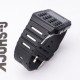 Ремешок для Casio F91W 18mm Black RG черный полимерный для часов F108W, AE1200