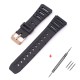 Ремешок для Casio F91W 18mm Black RG черный полимерный для часов F108W, AE1200