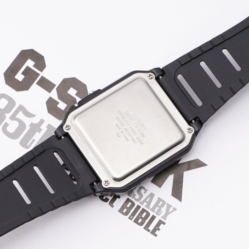 Ремешок Casio accessories для G-Shock CA-53W 20mm Black GD полимерный черный