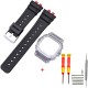 Ремешок и безель Casio accessories для G-Shock GMW-B5000 Red-Black Transp SI черно-красный