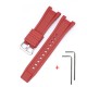 Ремінець Casio accessories для G-Shock GST-W300 Red SI полімерний червоний (1051-0935)