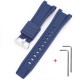 Ремешок для Casio G-Shock GST-W300 Dark Blue SI полимерный темно-синий (1051-0937)