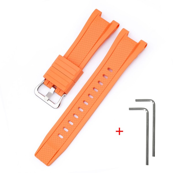 Ремешок для Casio G-Shock GST-W300 Orange SI оранжевый полимерный 21.2 см