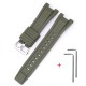 Ремешок для часов Casio G-Shock GST-W300 Army Green SI полимерный зеленый (1051-0941)