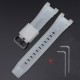 Ремінець Casio accessories для G-Shock GST-W300 Transl BK напівпрозорий полімерний