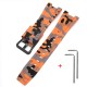 Ремешок для Casio G-Shock GST-W300 Camo Orange BK полимерный оранжевый камуфляж
