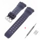 Ремінець для Casio G-Shock GW-9400 Transl Dark Blue SI полімерний напівпрозорий темно-синій 21.1 см