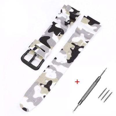 Ремінець для Casio G-Shock AQ-S800/AE-1200 Camo White BK