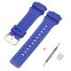 Ремешок для часов Casio AE-1000W Blue SI синий полиуретановый (SKU 1051-1016)