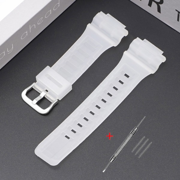Ремінець Casio accessories для AE-1000W, AQ-S810W, SGW-300H напівпрозорий поліуретан 1051-1023