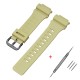 Ремінець Casio accessories для G-Shock AQ-S800W, AE-1000W, SGW-300H, поліуретановий, бежевий (1051-1038)