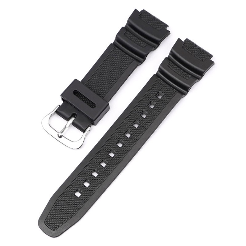 Ремешок Casio accessories для AE-1000W Pro Black SI полимерный черный 21.6 см (1051-1039)