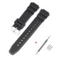 Ремешок Casio accessories для AE-1000W Pro Black SI полимерный черный 21.6 см (1051-1039)