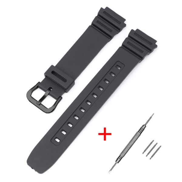 Ремешок Casio accessories для Casio AE-1000W Black Black полимерный черный (1051-1042)