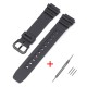 Ремешок Casio accessories для Casio AE-1000W Black Black полимерный черный (1051-1042)