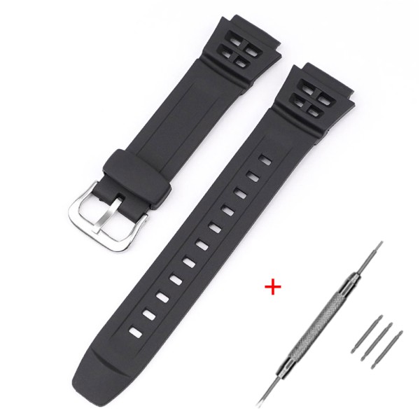 Ремешок Casio accessories для AE-1000W Black полимерный черный (1051-1043)