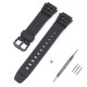 Ремешок для Casio AE-1000W Pro Black BK полимерный черный (1051-1044)