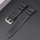 Ремінець для годинника Casio SGW-100 Black SI полімерний чорний, довжина 20.6 см (1051-1046)