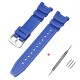 Ремінець для годинника Casio SGW-100 Blue SI синій полімерний (SKU: 1051-1047)