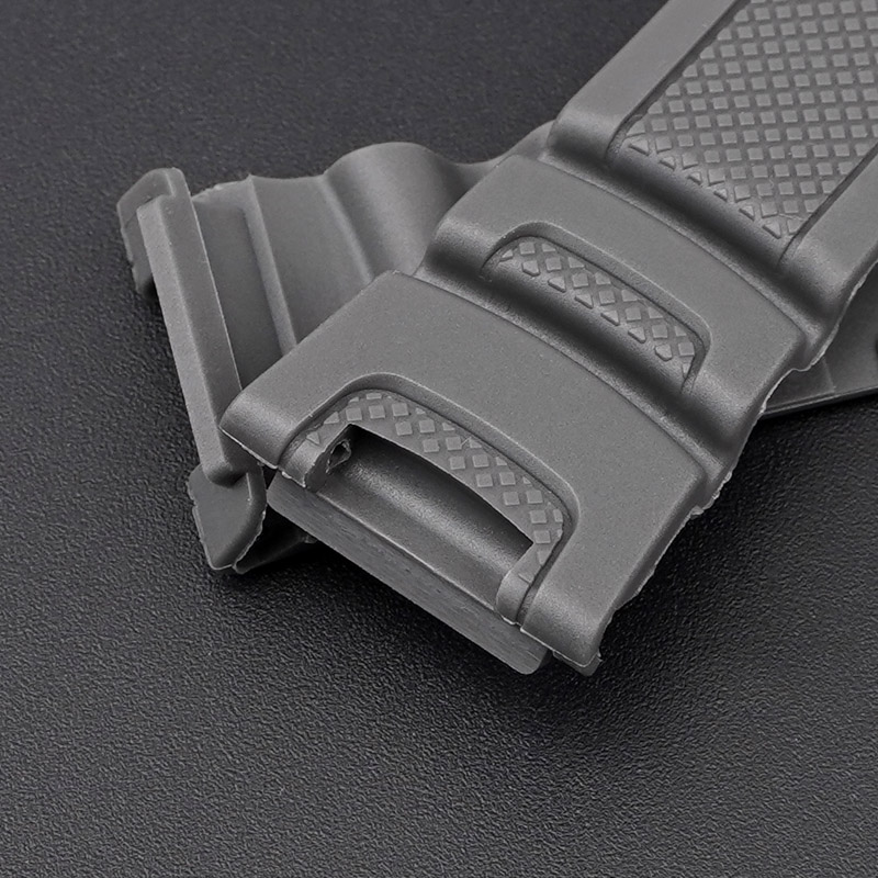 Ремінець для годинника Casio SGW-100 Gray SI сірий полімерний (1051-1049)