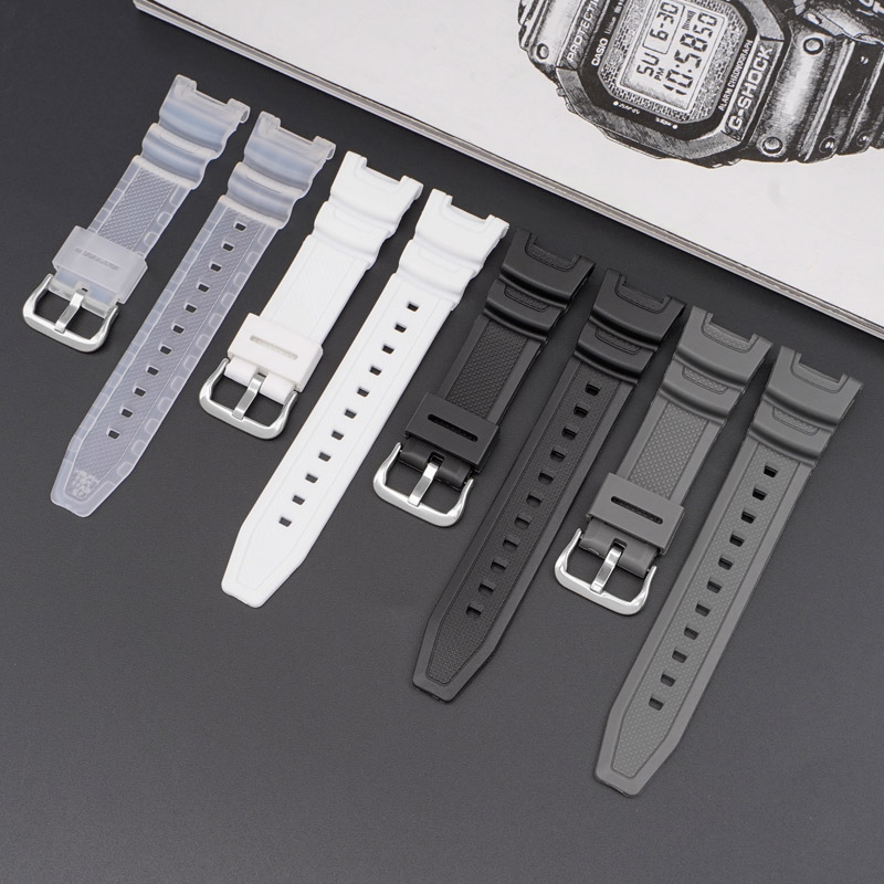 Ремінець для годинника Casio SGW-100 Gray SI сірий полімерний (1051-1049)