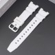 Ремешок Casio accessories для SGW-100 White SI полимерный белый (1051-1052)