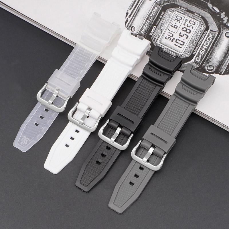 Ремешок Casio accessories для SGW-100 White SI полимерный белый (1051-1052)