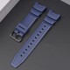 Ремінець для Casio SGW-100 Dark Blue BK темно-синій полімерний (1051-1058)