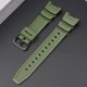 Ремінець для годинника Casio SGW-100 Army Green BK полімерний зелений (1051-1060)