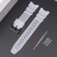 Ремешок для Casio SGW-100 Transl BK полимерный полупрозрачный (SKU: 1051-1063)