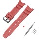 Ремешок Casio для SGW-100 Red BK красный полимерный, длина 20.6 см (1051-1064)