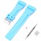 Ремінець для Casio G-Shock GA-100/110 Light Blue SI