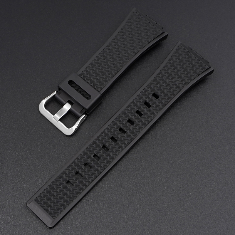 Ремешок Casio accessories для Casio G-Shock GA-100/110 Black SI полимерный черный 21.3 см (1051-1087)