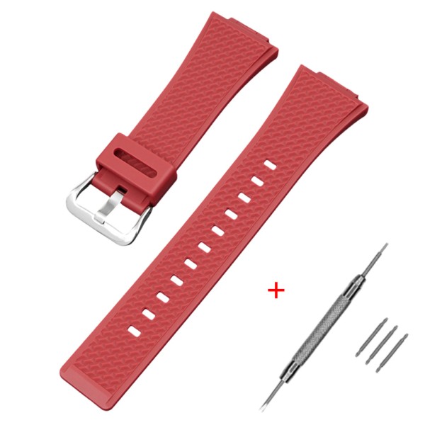 Ремінець Casio accessories для G-Shock GA-100/110 полімерний червоний (SKU 1051-1090)