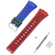 Ремінець для Casio G-Shock GA-100/110 Transl-Red-Blue SI напівпрозорий полімерний