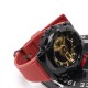 Ремінець для Casio G-Shock GA-100/110 Red BK червоний полімерний 21.3 см (1051-1099)