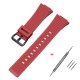 Ремінець для Casio G-Shock GA-100/110 Red BK червоний полімерний 21.3 см (1051-1099)