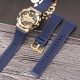 Ремінець для годинника Casio G-Shock GA-100/110 Dark Blue GD полімерний темно-синій