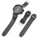 Ремінець для годинника Casio G-Shock GA-1000 Black SI полімерний чорний (1051-1114)
