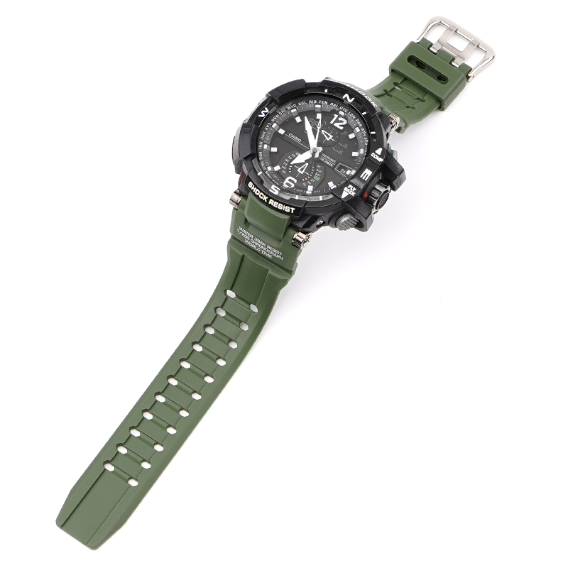 Ремешок Casio G-Shock GA-1000 Army Green SI (1051-1119) полимерный зеленый