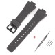Ремешок для Casio G-Shock GST-B400 Gray BK полимерный серый (SKU 1051-1131)